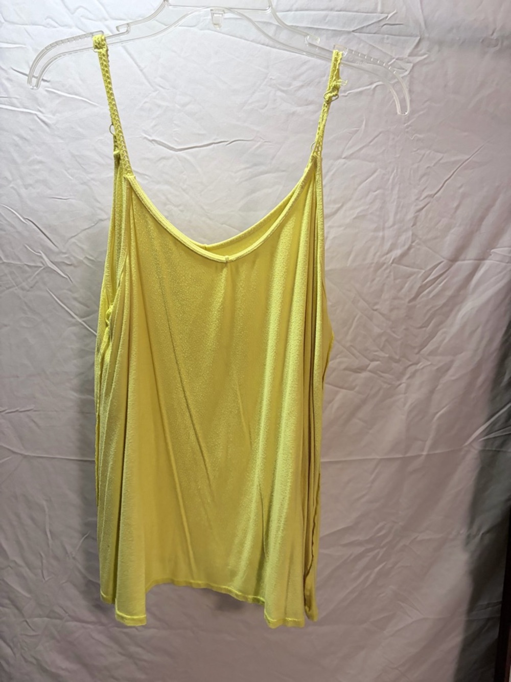 torrid Yellow Spaghetti Strap Tank Top